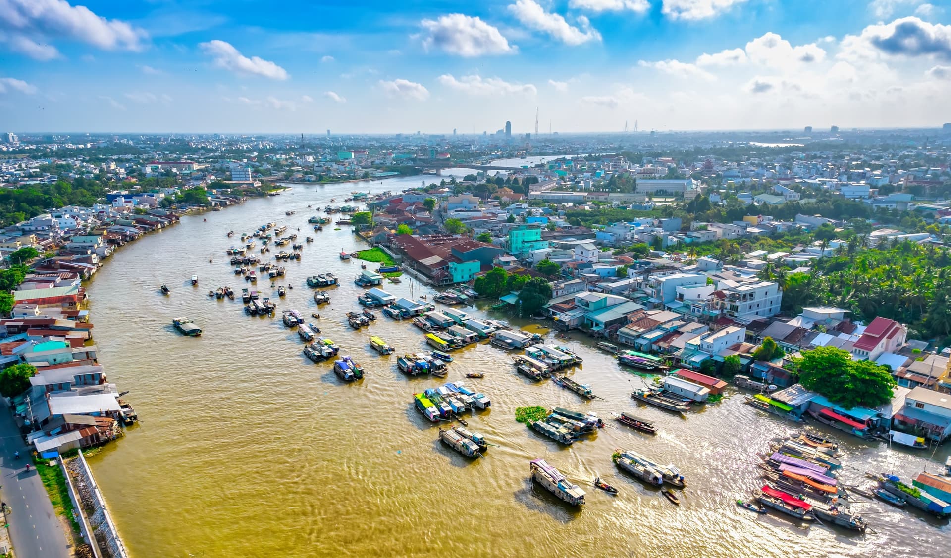 El mercado flotante de Cai Rang