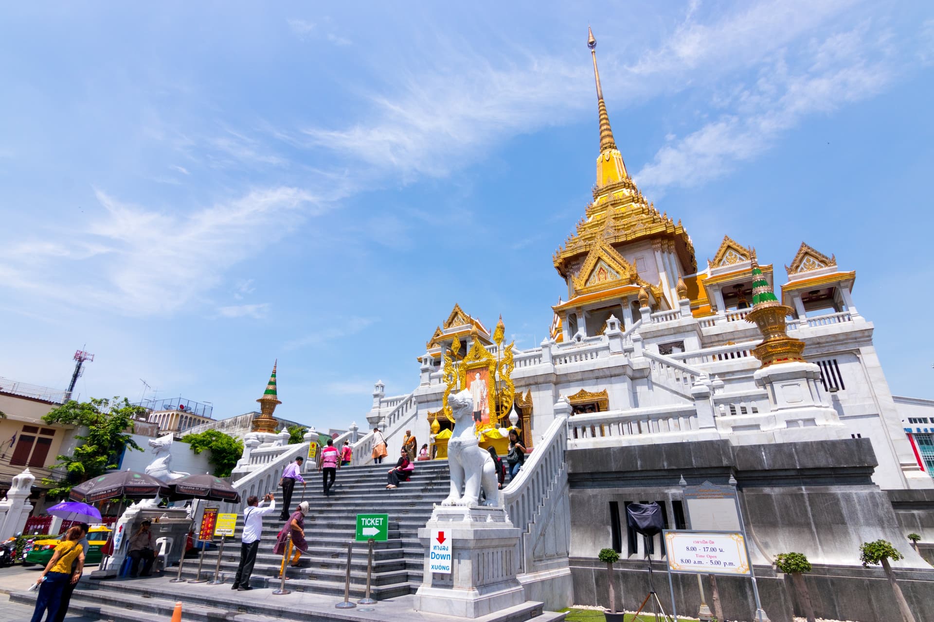 El Wat Traimit o el templo del Buda de Oro