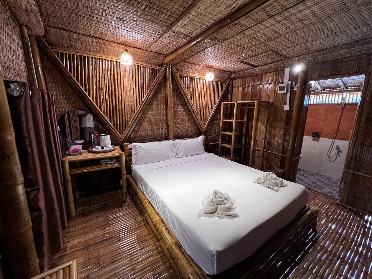 Eco-Couple house with fan
