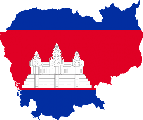 La historia de Camboya a través de su bandera