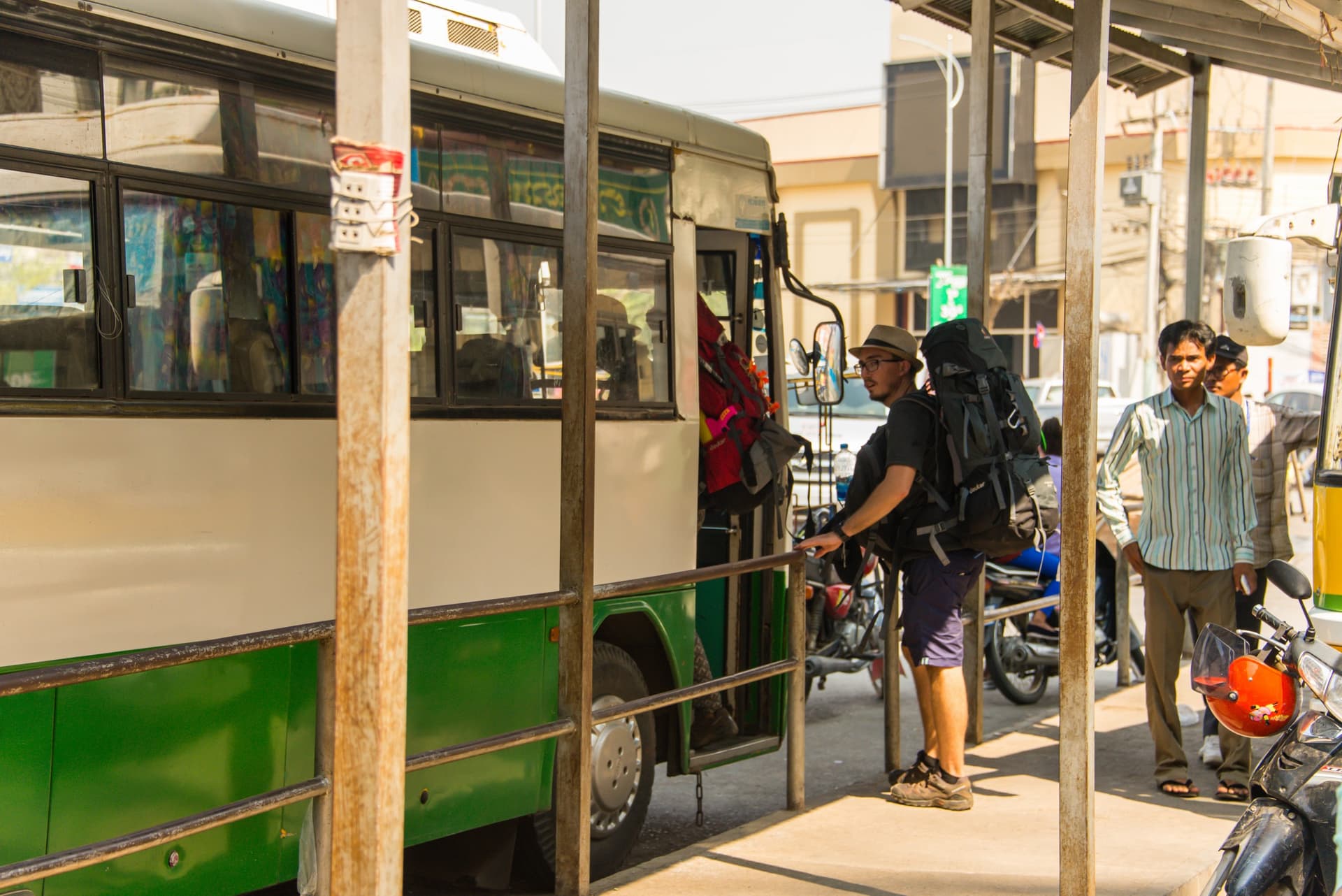 Hacer el trayecto de Phnom Penh a Siem Reap