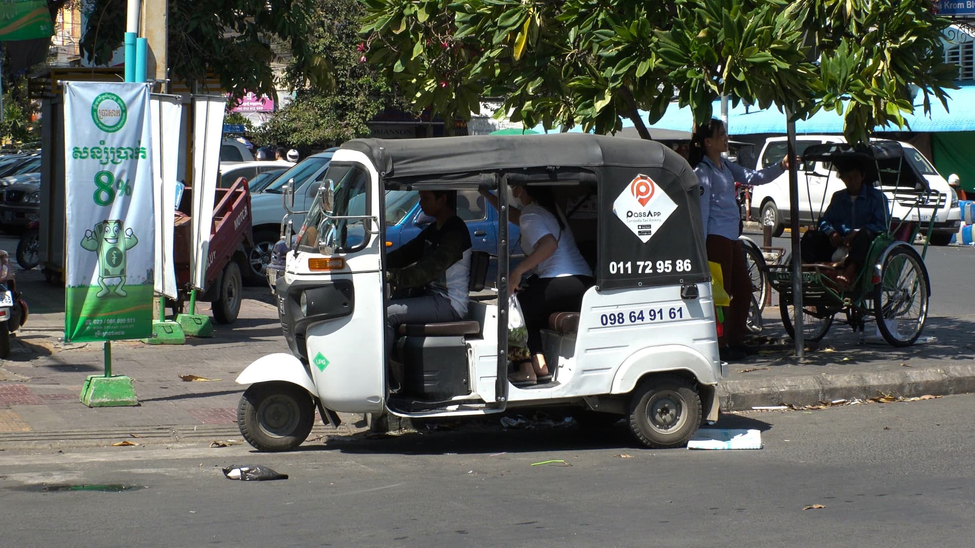 ¡Todo sobre las aplicaciones de tuk tuk en Cambodge!