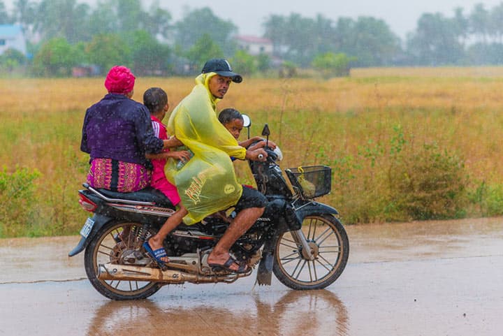 Distancias entre las diferentes ciudades de Cambodge