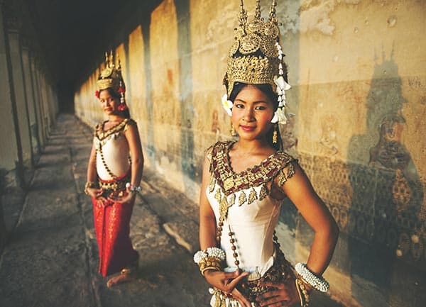 A como Apsaras... las bailarinas celestiales de Camboya